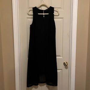 H by Halston casual black dress.